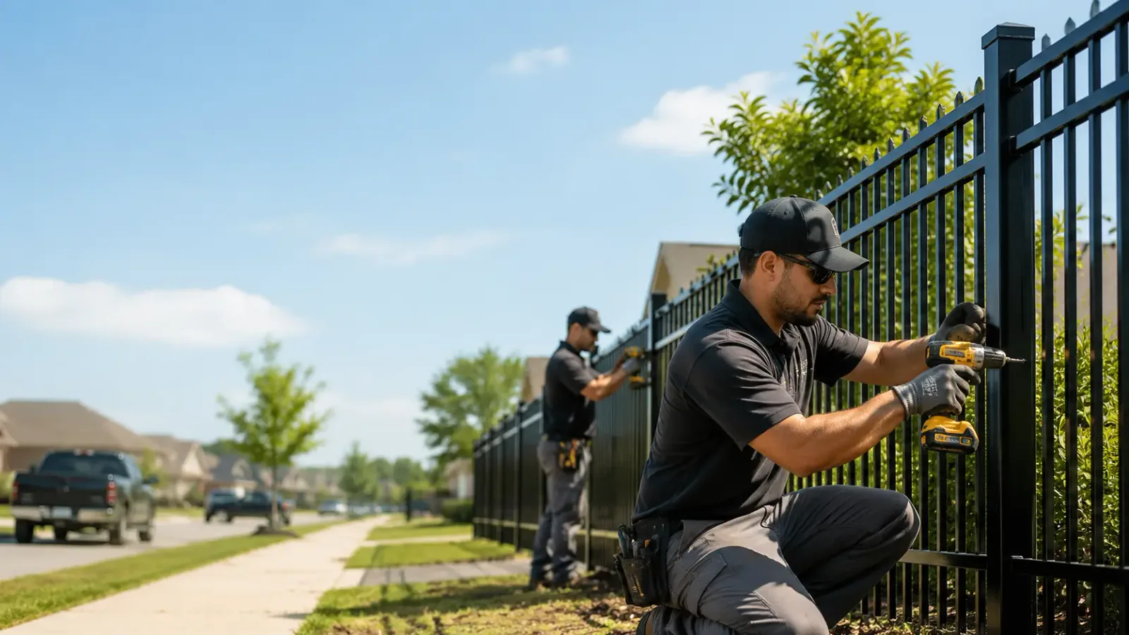 Metal Fence Installation in Pawnee, IL